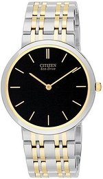 Citizen Stiletto Czarny/Stal Ø36 mm AR1054-52E