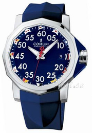 Corum Admirals Cup Niebieski/Guma Ø40 mm 082.962.20.F373AB12