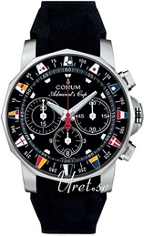 Corum Admirals Cup Czarny/Guma Ø43 mm 985.641.20-F371AN41
