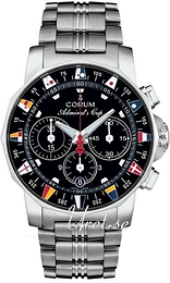 Corum Admirals Cup Czarny/Stal Ø43 mm 985.641.20-V785