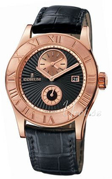 Corum Romvlvs / Romulus Czarny/Skóra Ø41 mm 283.510.55.0001BN56