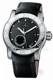 Corum Romvlvs / Romulus Czarny/Skóra Ø41 mm 373.515.20.F101BN75