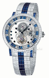 Corum Tourbillon Szkieletowa tarczy/18 karatowe białe złoto 372.313.69.V8930000