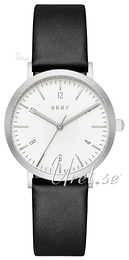 DKNY Dress Biały/Skóra Ø36 mm NY2506