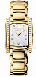 Ebel Brasilia Mini Biały/18 karatowe żółte złoto 29x24 mm 1215613