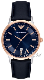 Emporio Armani Fashion Niebieski/Skóra Ø43 mm AR2506