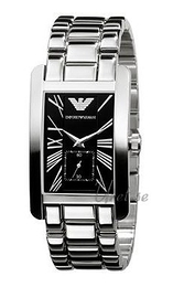 Emporio Armani Classic Czarny/Stal 38x34 mm AR0156