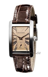 Emporio Armani Classic Brązowy/Skóra 38x25 mm AR0155