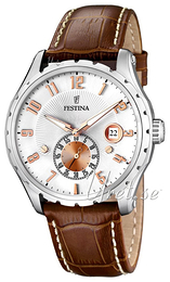 Festina Sport Srebrny/Skóra Ø44 mm F16486-3