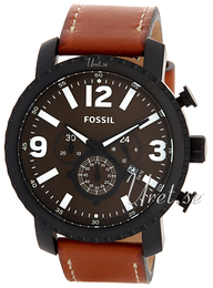Fossil Brązowy/Skóra Ø49 mm BQ2052