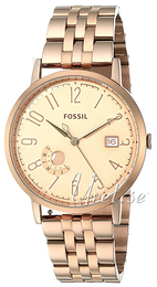 Fossil Beżowy/Stal w kolorze różowego złota Ø40 mm ES3961