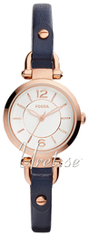 Fossil Casual Biały/Skóra Ø26 mm ES4026