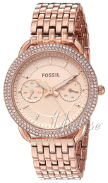 Fossil Różowe złoto/Stal w kolorze różowego złota Ø35 mm ES4055