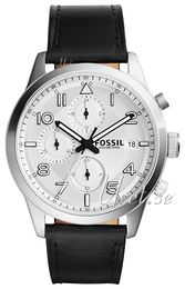 Fossil Srebrny/Skóra Ø44 mm FS5136