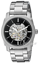 Fossil Czarny/Stal Ø42 mm ME3114