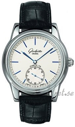 Glashütte Original Meisterwerke Srebrny/Skóra Ø40 mm 100-11-01-04-04