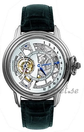 Glashütte Original Meisterwerke Czarny/Skóra Ø39 mm 46-02-03-03-04