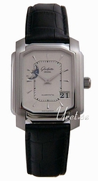 Glashütte Original Karree Srebrny/Skóra 37x35 mm 39-43-04-04-04