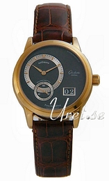 Glashütte Original Pano Szary/Skóra Ø39 mm 90-01-15-01-04