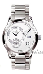 Glashütte Original Pano PanoReserve Srebrny/Stal Ø39.4 mm 65-01-02-02-24