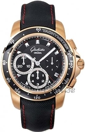 Glashütte Original Sport Evolution Chronograph Czarny/Tkanina Ø42 mm 39-31-43-61-03