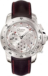 Glashütte Original Sport Evolution Panoramadatum Srebrny/Tkanina Ø42 mm 39-42-44-04-03