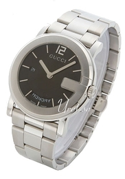 Gucci 100G-105 Czarny/Stal Ø38 mm YA101305
