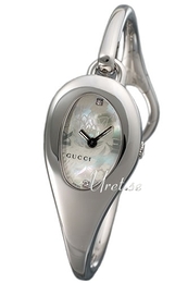 Gucci 100G-105 Biały/Stal 29x21 mm YA103525