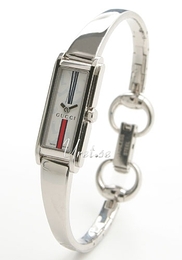 Gucci 107-112 Srebrny/Stal 30x12 mm YA109501