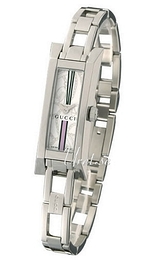 Gucci 107-112 Biały/Stal 36x14 mm YA110501