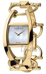 Gucci Chiodo Biały/18 karatowe żółte złoto 23x21 mm YA123504