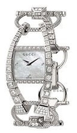 Gucci Chiodo Biały/Zestaw diamentów 23x21 mm YA123507
