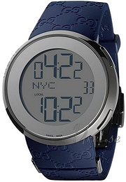 Gucci I-Gucci Srebrny/Guma Ø44 mm YA114208