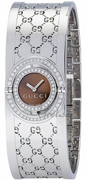 Gucci Twirl Brązowy/Stal Ø23 mm YA112504