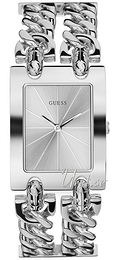 Guess Srebrny/Stal 35x28 mm I80305L1