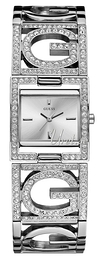Guess Srebrny/Stal 28x26 mm W13074L1
