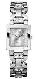Guess Srebrny/Stal 26x26 mm W90047L1
