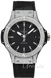 Hublot Big Bang 38 mm Automatic Czarny/Skóra Ø38 mm 365.SX.1170.LR.1704