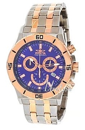 Invicta II Niebieski/Stal Ø44 mm 0391