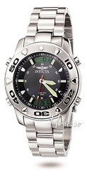 Invicta Atomic Czarny/Stal Ø44 mm 4050