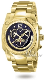 Invicta Corduba Czarny/Stal w odcieniu złota Ø46 mm 4807