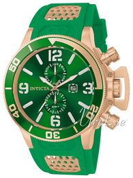 Invicta Corduba Zielony/Stal w odcieniu złota Ø53 mm 80310