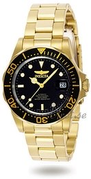 Invicta Pro Diver Czarny/Stal w odcieniu złota Ø40 mm 8929