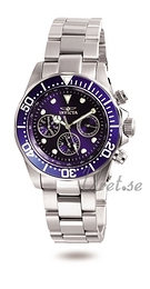 Invicta II Niebieski/Stal Ø40 mm 2925