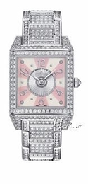 Jaeger LeCoultre Reverso Squadra Różowy/18 karatowe białe złoto 36x36 mm 7053305
