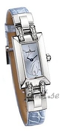 Jaeger LeCoultre Idéale Niebieski/Skóra 30x18 mm 4608580
