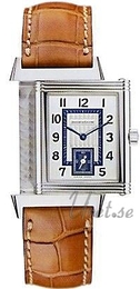 Jaeger LeCoultre Reverso Classique Srebrny/Skóra 39x23 mm 2508402