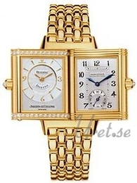 Jaeger LeCoultre Reverso Duetto Srebrny/18 karatowe żółte złoto 39x23 mm 2561120