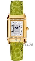Jaeger LeCoultre Reverso Florale Srebrny/Skóra 33x19 mm 2651420