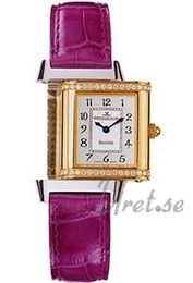 Jaeger LeCoultre Reverso Florale Srebrny/Skóra 33x19 mm 2655420